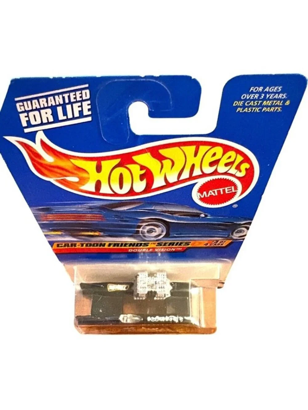 Vintage Die Cast Hot Wheels Car-Toon Friends Series Double Vision 21335 1998